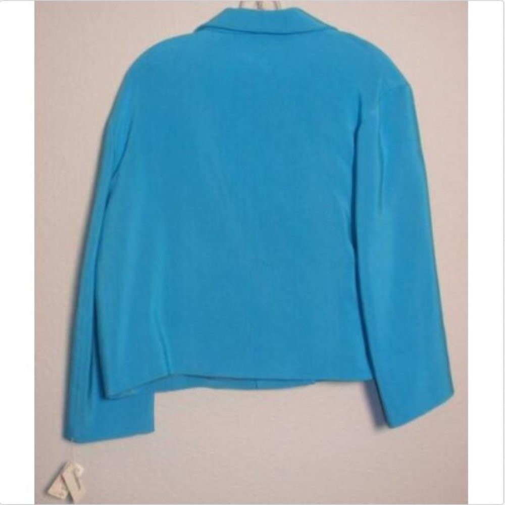 Bottega Veneta Women's Blue Blazer Jacket 44 - Picture 5 of 6
